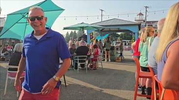 Checking on the County park and a bad band at Beachys. 