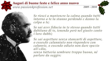 Auguri di buone feste e felice anno nuovo