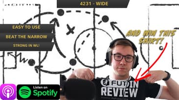 4231 Wide Is Back! #fifa22 #customtactics #fut #tots