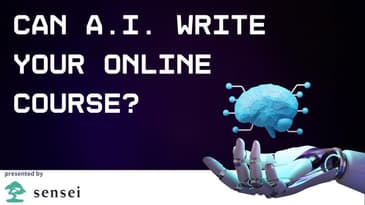 Understanding A.I.'s Role in Online Course Creation