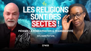 "La religion catholique et l'islam sont des sectes!" - Sylvain Potvin sur 4e de couverture