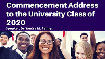 Commencement Address to the University Class of 2020