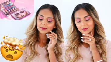 Trying Out The HUDA BEAUTY MERCURY RETROGRADE Eyeshadow Palette