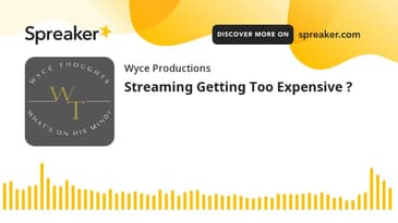 Streaming Getting Too Expensive ? (made with Spreaker)
