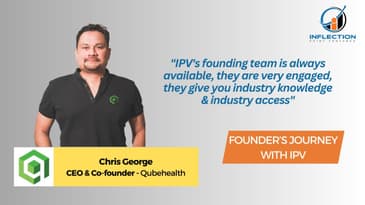 Chris George | Co-Founder & CEO | Qubehealth | On his Journey with Inflection Point Ventures