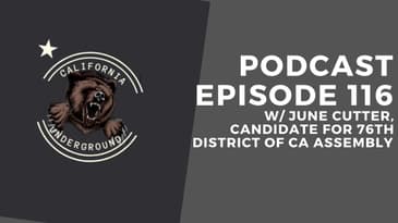 Episode 116 - Interview with June Cutter, Candidate for CA Assembly 76th District