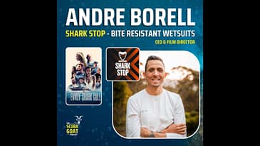 Andre Borell: Shark Stop wetsuits