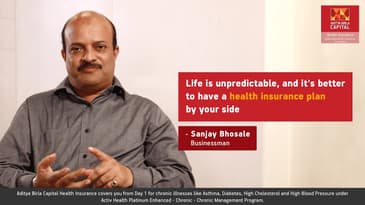 Sanjay shares his experience with Aditya Birla Health Insurance
