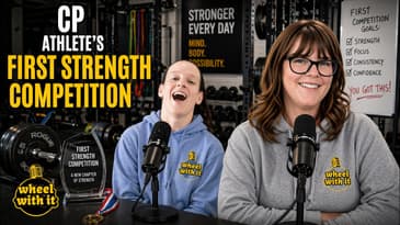 Cerebral Palsy Athlete Competes in First Strength Competition | Savannah Hinegardner