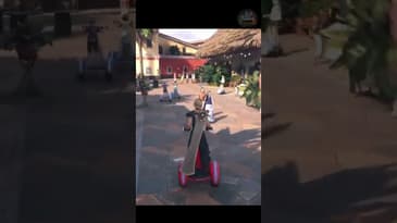 Cloud Being a Menace On a Segway #ff7rebirth