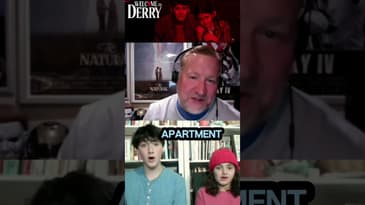 Siblings talk "IT" on and off screen. #itwelcometoderry #pennywise #it #stephenking #horror #shorts