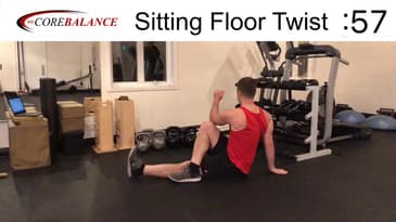 Sitting Floor Twist - Spine Flexibility | Chris Janke-Bueno