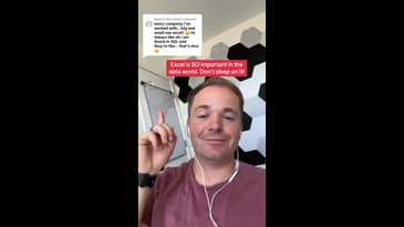 You need Excel as a data analyst #excel #data #dataanalytics #dataanalyst #tech #exceltips