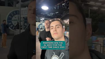 THE MARINERS ARE AL WEST CHAMPS #mlb #baseball #mariners