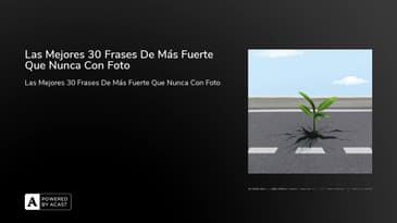 Las Mejores 30 Frases De Más Fuerte Que Nunca Con Foto