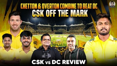 Chettan's ton & Overton's hard lengths hand CSK 2 points | CSK vs DC | IPL 2026