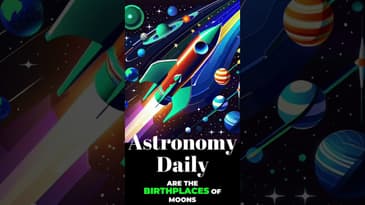 Webb Telescope Reveals Exomoon Birth Secrets! #shorts