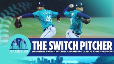 We Sit Down With Mariners SWITCH PITCHER Jurrangelo Cijntje In Person