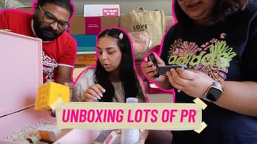 unboxing a LOT of PR along with my brother & sister in law