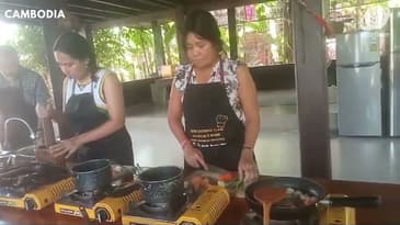 Summer Cooking Lesson in Cambodia with Globe Aware
