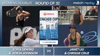 Sofia Sewing & Jorja Johnson vs Janet Liu & Chrissie Cruz at the PPA Veolia Chicago Cup