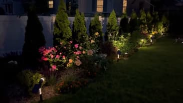 XMCOSY+ Solar Spot Lights in the garden