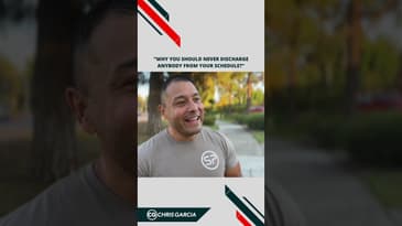 Why You Should Never Discharge Anybody From Your Schedule? | Dr. Chris Garcia