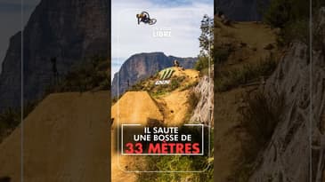 Ça fait quoi de sauter une bosse de 33 mètres de long? 🫣