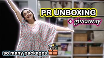 UNBOXING PR PACKAGES | Aanam C