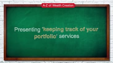 K For Keep Track of your Portfolio