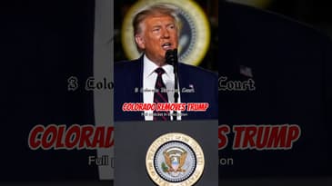 Donald Trump removed from Colorado ballot