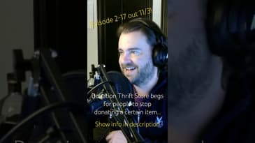 Stay in the Gray Podcast - PREVIEW Ep. 2-17 - Unwanted thrift-store donations! #podcastpreview