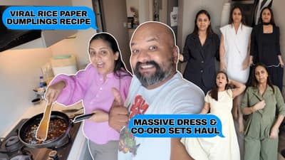 COOKING VIRAL RICE PAPER DUMPLINGS | Massive Fashion Haul (Mid-Sized Bodies) | Aanam C