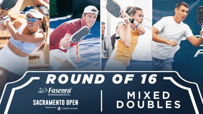 Todd/Daescu v Castillo/Jakovljevic at the Fasenra Sacramento Open