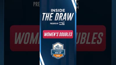 Inside the Carvana Mesa Cup Draws 🎯 for Women’s Doubles presented by @ensure Max Protein