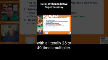 We Can Make a Difference!  Retail Orphan initiative Super Saturday