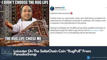 Leicester On The #SaitaChain Coin "#RugPull" From #PancakeSwap #BSC