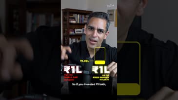 Small Cap Mutual Fund vs FD! | Ankur Warikoo #shorts