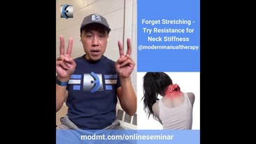 😎Neck Stiffness - Forget Stretching and Try Resistance Instead 😎