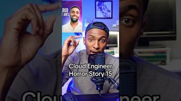 Cloud engineer horror story 😓