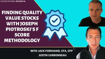 Finding Quality Value Stocks With Joseph Piotroski's F Score Methodology