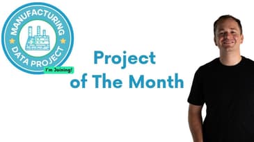 Data Project Club Kickoff (Manufacturing Data)
