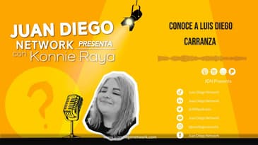 JDN presenta con Konnie Raya Conoce a Luis Diego Carranza