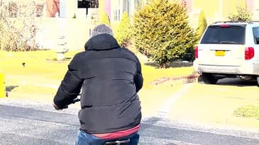 Testing out the Radio FLYER™ M880 Midtail Fat Tire Electric Cargo Bike