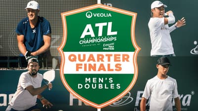 Newman/Bhatia v Funemizu/Shimabukuro at the Veolia Atlanta Pickleball Championships