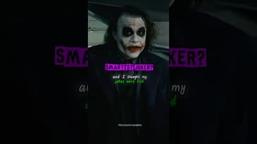 Heath Ledger’s GENIUS Joker Laugh