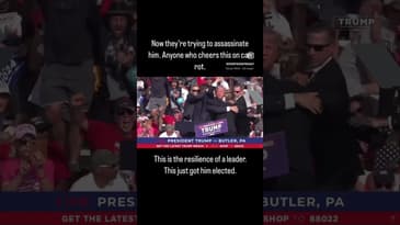 Donald Trump shot at rally. Raises fist with the resilience of a true leader ✊🏼