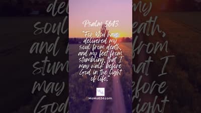 #Bible Verse - Psalm 56:13 - #motivation #inspiration #faith