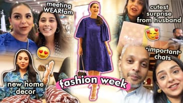 lakme fashion week: events, meeting subscribers, cute surprises from my husband