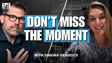 EU Women Leader on Why Expertise Alone Doesn’t Close Deals | B2B Sales Trends Podcast